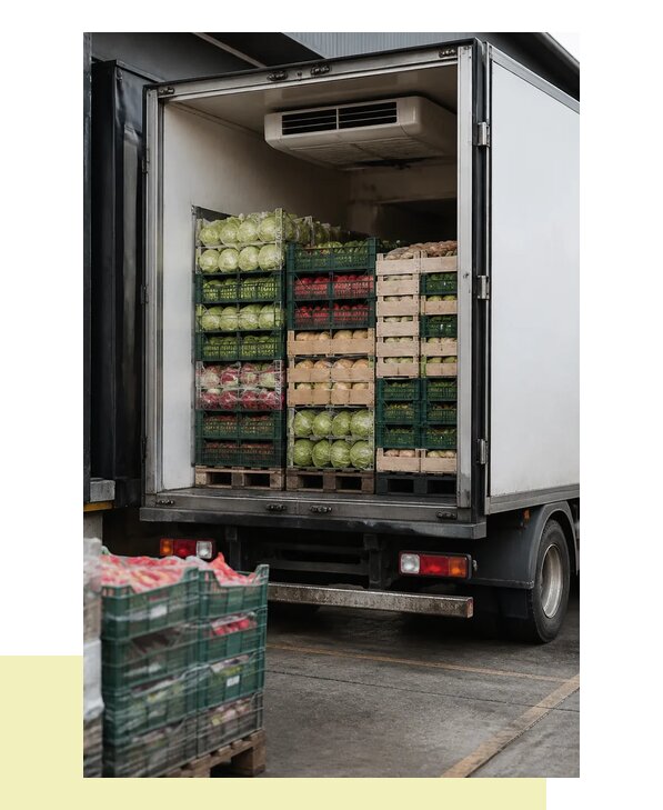 Перевозка плодоовощной продукции оптом напрямую в Тюмень
